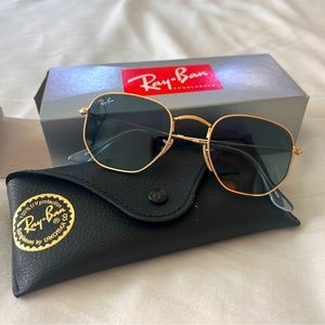 NWT Ray Ban Hexagonal Flat Lenses